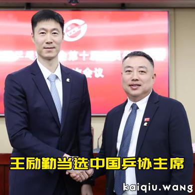 中国乒协届中调整——王励勤当选中国乒协主席
