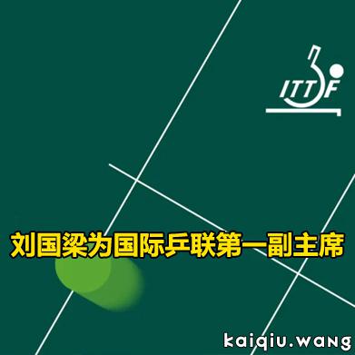 索林再次任命刘国梁为国际乒联第一副主席