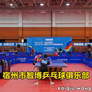 宿州市智博乒乓球俱乐部